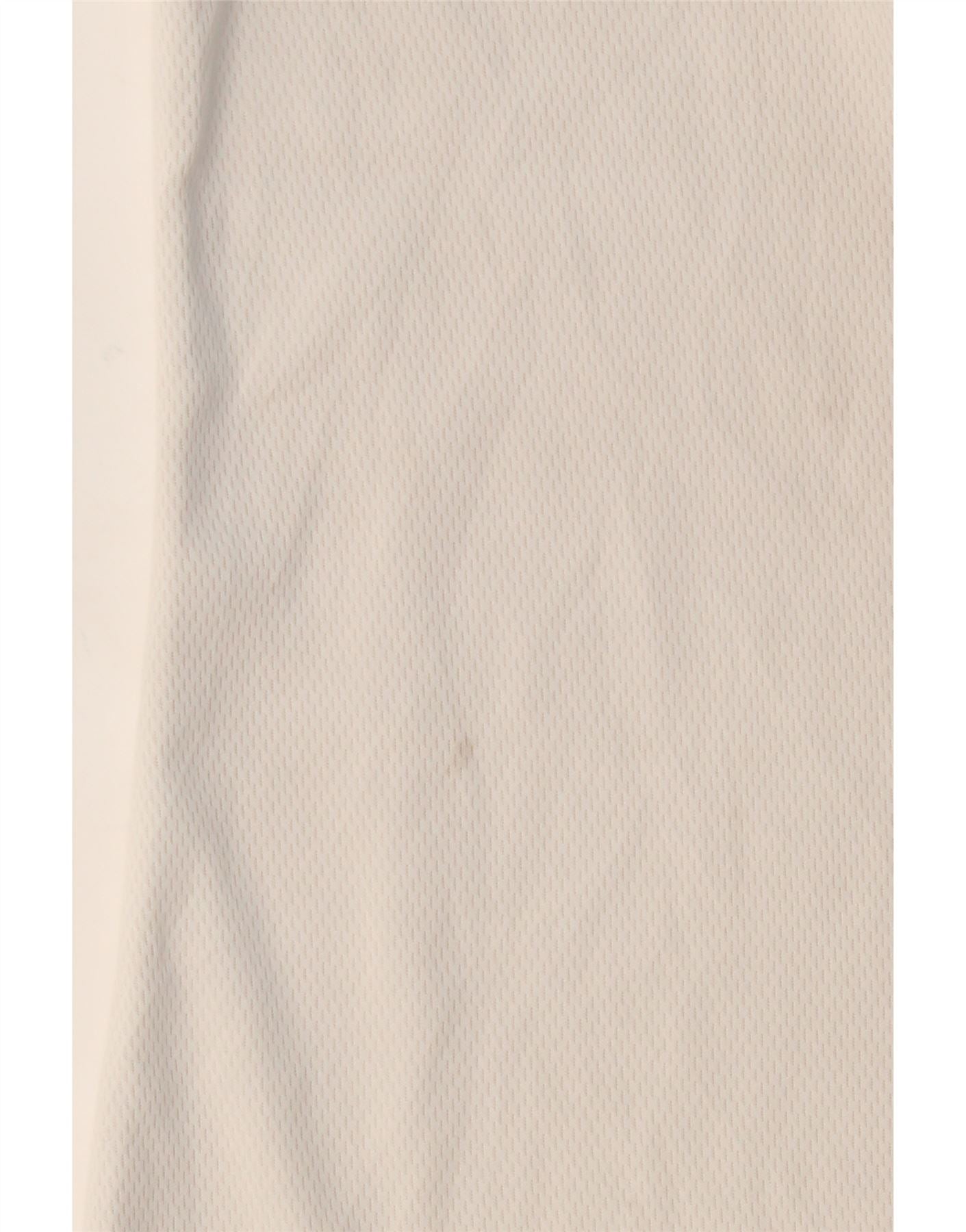 NEW BALANCE Womens Graphic Vest Top UK 10 Small White Polyester Vintage New Balance and Second-Hand New Balance from Messina Hembry