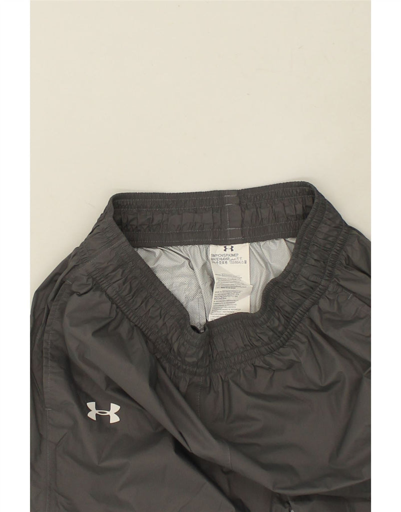 UNDER ARMOUR Womens Waterproof Trousers UK 10 Small Grey Polyester | Vintage Under Armour | Thrift | Second-Hand Under Armour | Used Clothing | Messina Hembry 