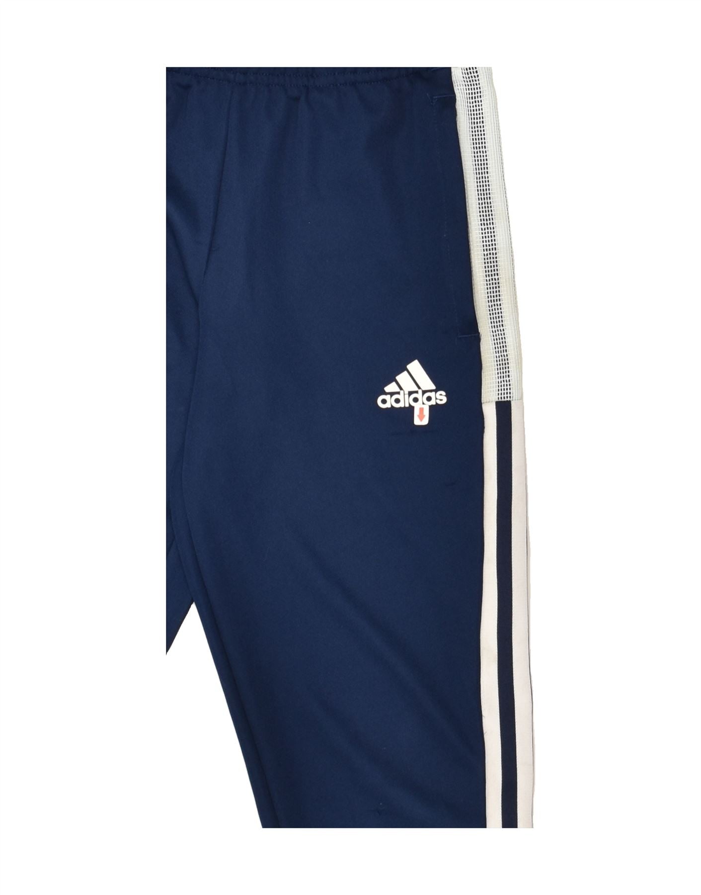 ADIDAS Boys Feyenoord Rotterdam Tracksuit Trousers 9-10 Years Navy Blue | Vintage Adidas | Thrift | Second-Hand Adidas | Used Clothing | Messina Hembry