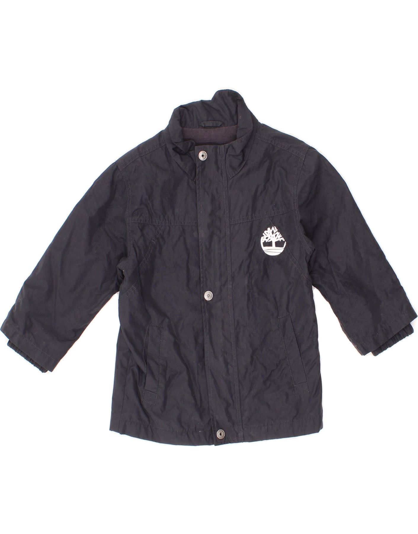 TIMBERLAND Baby Boys Graphic Windbreaker Jacket 18-24 Months Black Nylon Vintage Timberland and Second-Hand Timberland from Messina Hembry