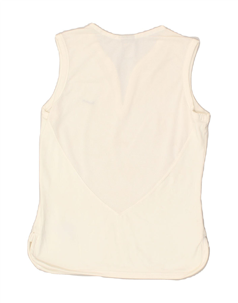 NIKE Girls Fit Dry Vest Top 10-11 Years Medium  White Nylon | Vintage Nike | Thrift | Second-Hand Nike | Used Clothing | Messina Hembry 