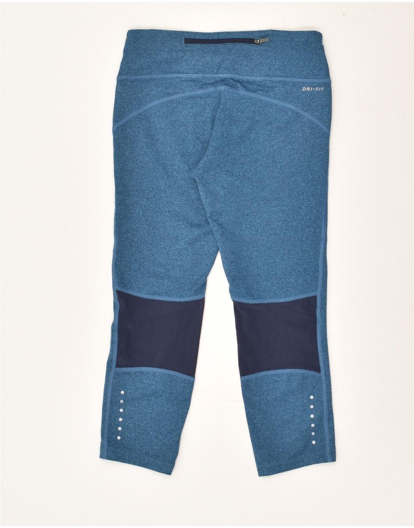 ADIDAS Womens Dri Fit Tracksuit Trousers UK 4 XS Blue Colourblock | Vintage Adidas | Thrift | Second-Hand Adidas | Used Clothing | Messina Hembry