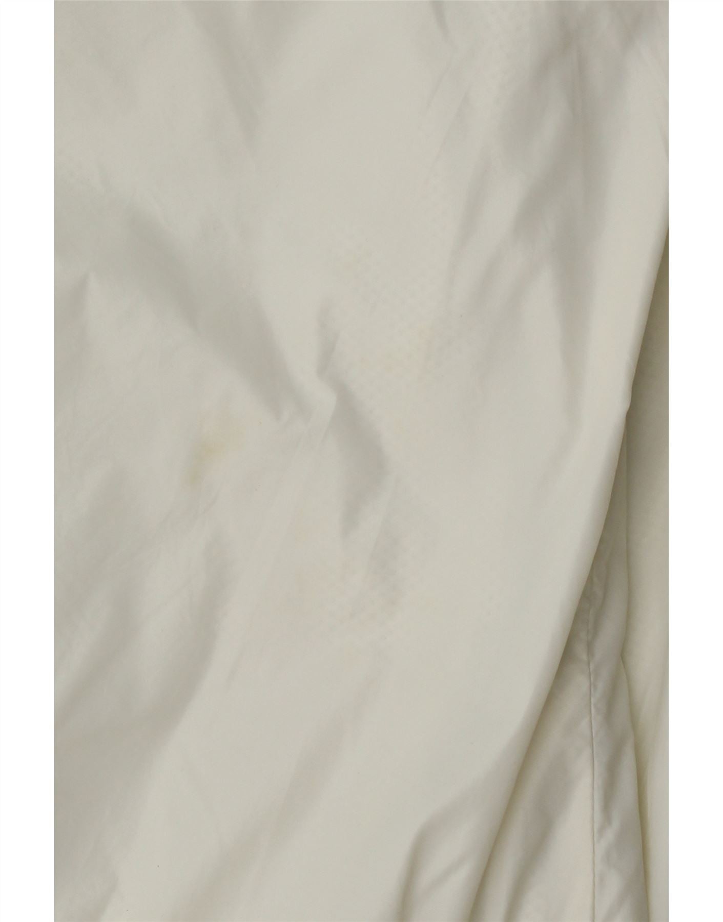 EASTPAK Womens Hooded Rain Jacket UK 10 Small White Polyester Vintage Eastpak and Second-Hand Eastpak from Messina Hembry