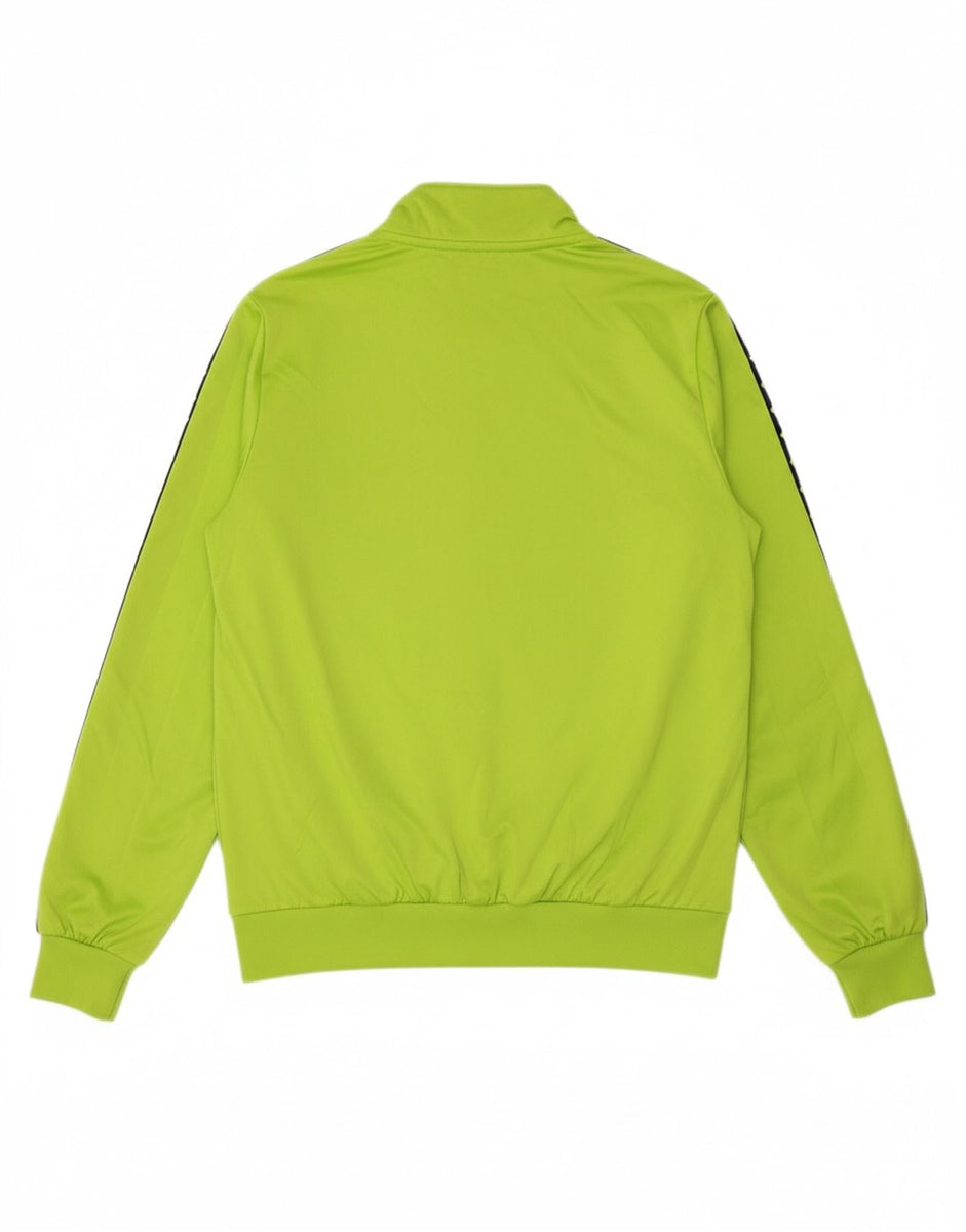 ARENA Mens Graphic Tracksuit Top Jacket XL Green Colourblock