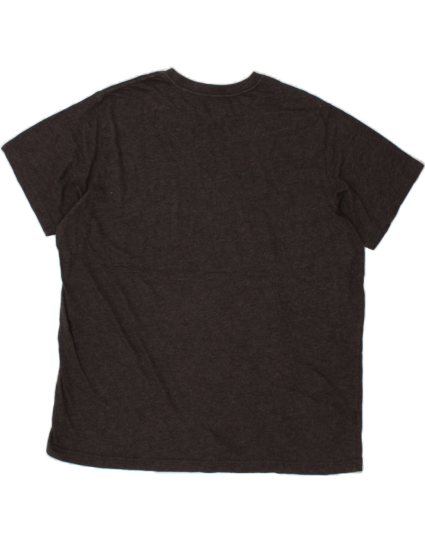 EDDIE BAUER Mens Seattle T-Shirt Top 2XL Grey Cotton Vintage Eddie Bauer and Second-Hand Eddie Bauer from Messina Hembry