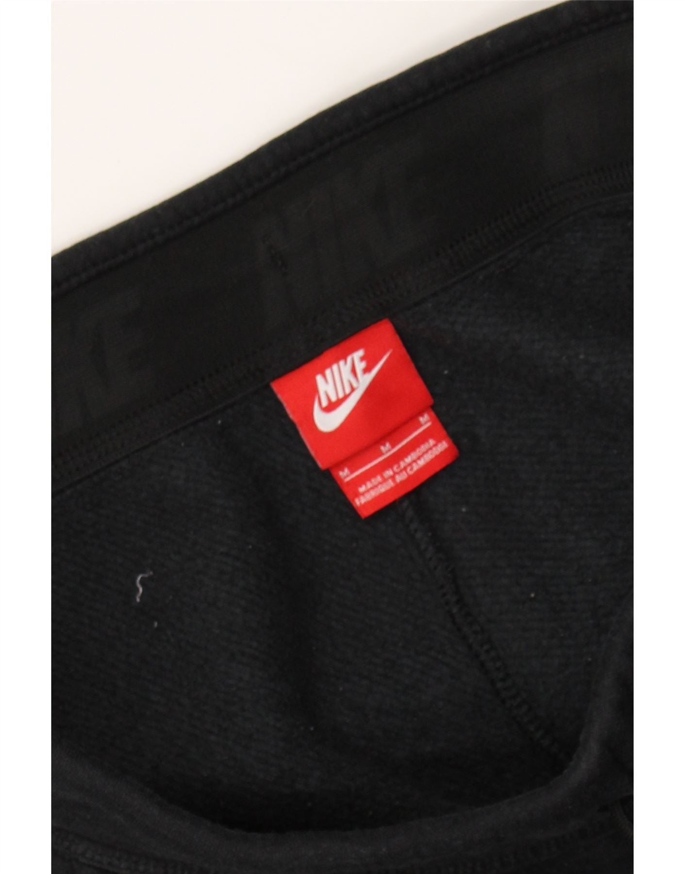 NIKE Womens Graphic Tracksuit Trousers Joggers UK 14 Medium  Black Cotton Vintage Nike and Second-Hand Nike from Messina Hembry