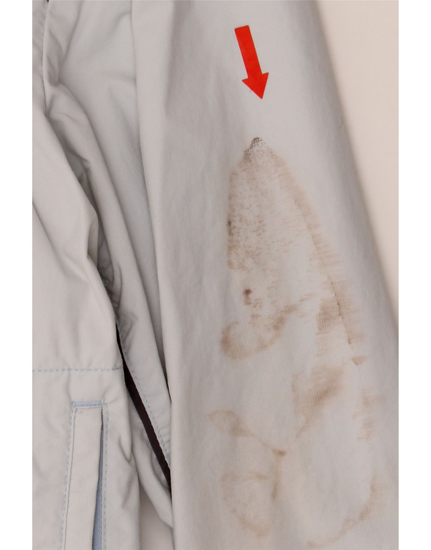 NIKE Womens Tracksuit Top Jacket UK 14/16 Large Blue Polyester Vintage Nike and Second-Hand Nike from Messina Hembry