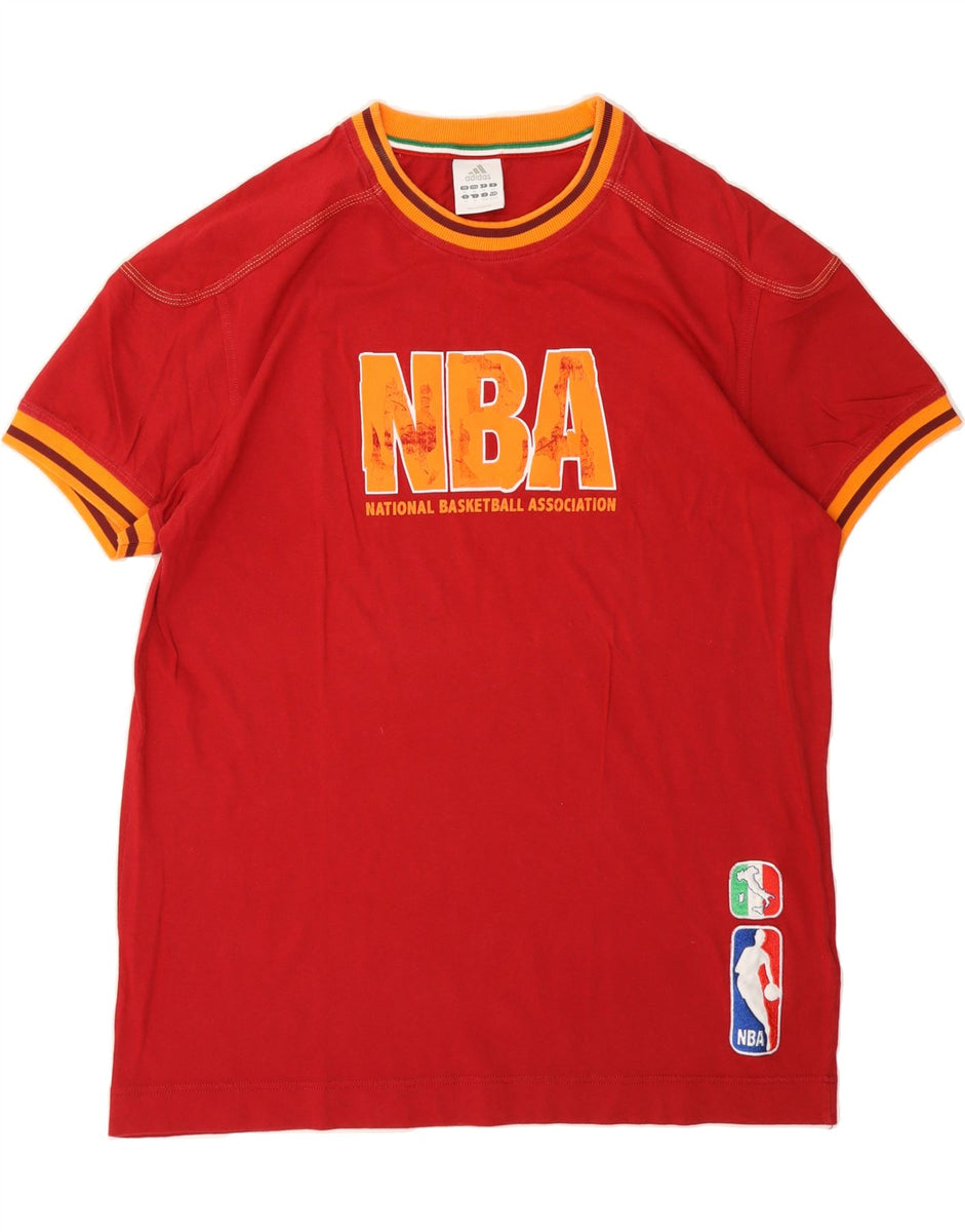 adidas アディダスNBA MIAMI Tシャツ レッド　 サイズM Adidas ドウェイン・ウェイド NBA マイアミ・ヒートTシャツ 00s
