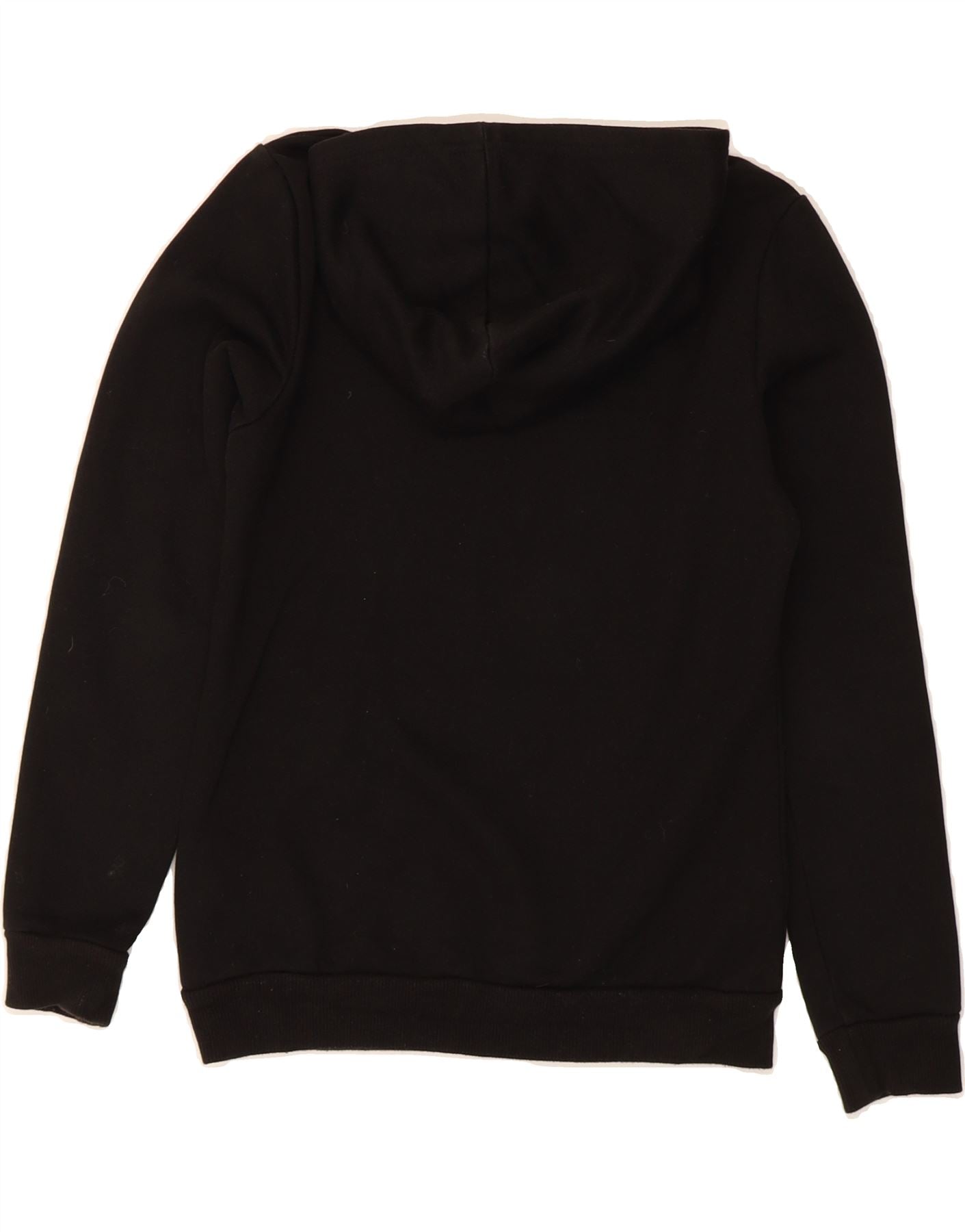 PUMA Boys Graphic Hoodie Jumper 11-12 Years Black Cotton Vintage Puma and Second-Hand Puma from Messina Hembry