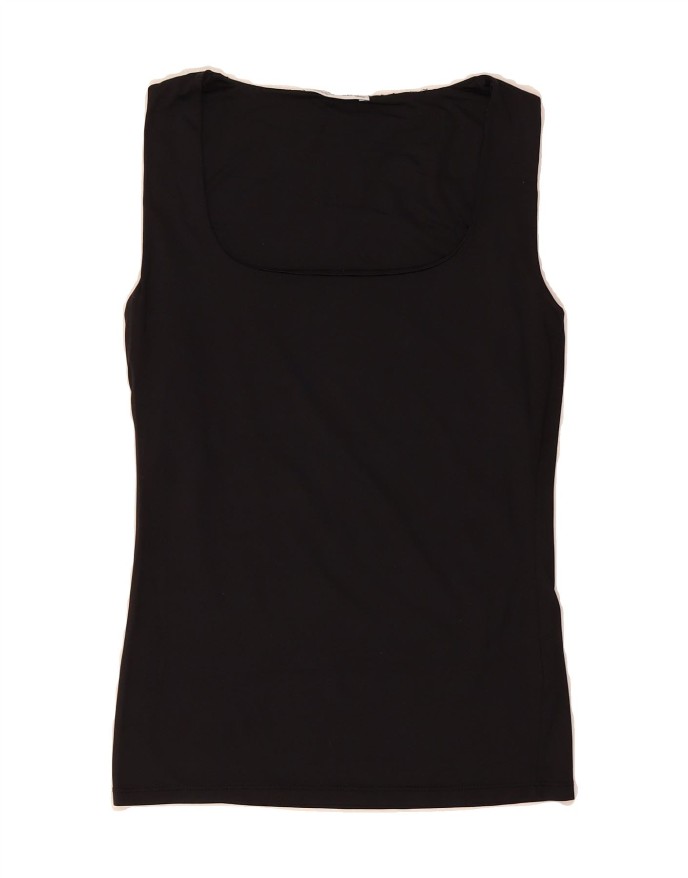 ZARA Womens Vest Top UK 12 Medium Black Polyamide Vintage Zara and Second-Hand Zara from Messina Hembry