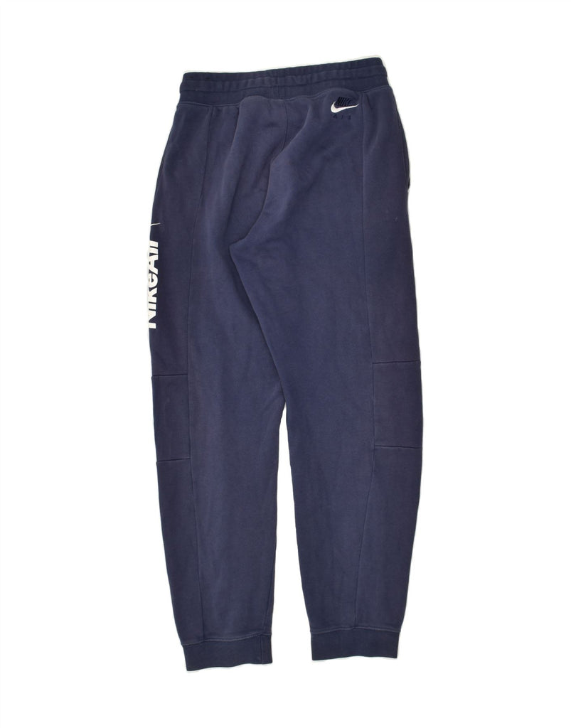 NIKE Boys Graphic Tracksuit Trousers Joggers 13-14 Years XL Navy Blue | Vintage Nike | Thrift | Second-Hand Nike | Used Clothing | Messina Hembry 