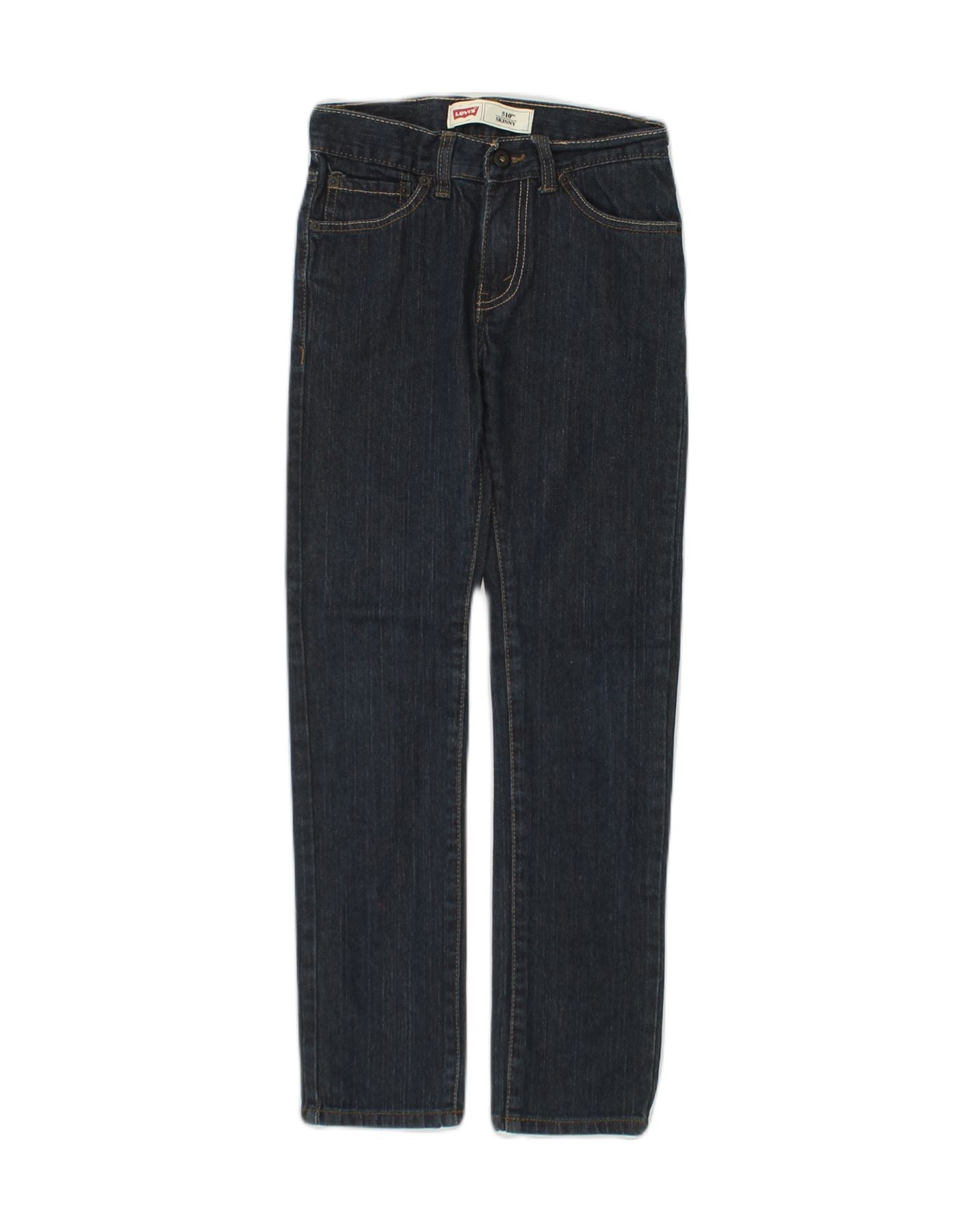 LEVI'S Girls 510 Skinny Jeans 11-12 Years W26 L26  Navy Blue Cotton | Vintage Levi's | Thrift | Second-Hand Levi's | Used Clothing | Messina Hembry
