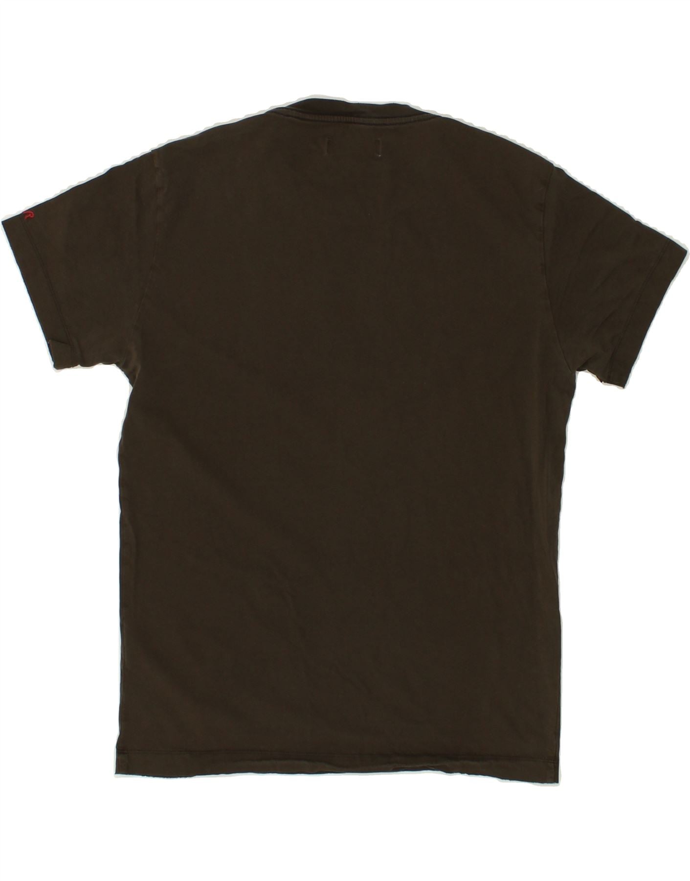 REPLAY Mens Graphic T-Shirt Top Medium Khaki Vintage Replay and Second-Hand Replay from Messina Hembry