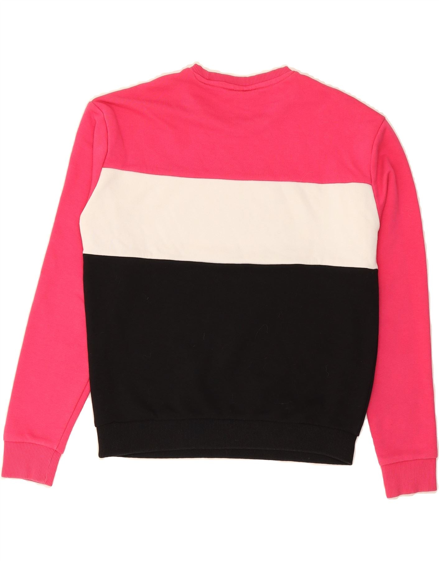 FILA Womens Sweatshirt Jumper UK 10 Small Multicoloured Colourblock Vintage Fila and Second-Hand Fila from Messina Hembry