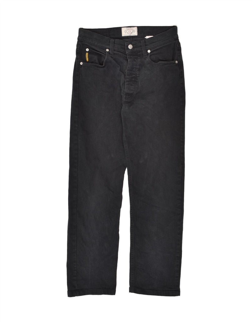 ARMANI Mens Straight Jeans W31 L27 Black Cotton | Vintage Armani | Thrift | Second-Hand Armani | Used Clothing | Messina Hembry 
