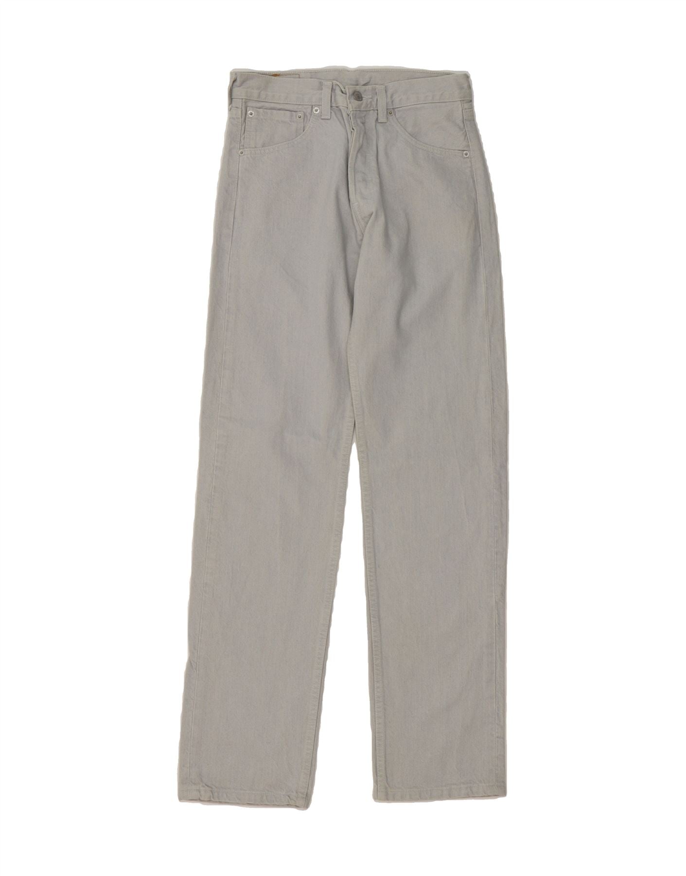 LEVI'S Mens 590 Straight Jeans W30 L34 Grey Cotton Vintage Levi's and Second-Hand Levi's from Messina Hembry