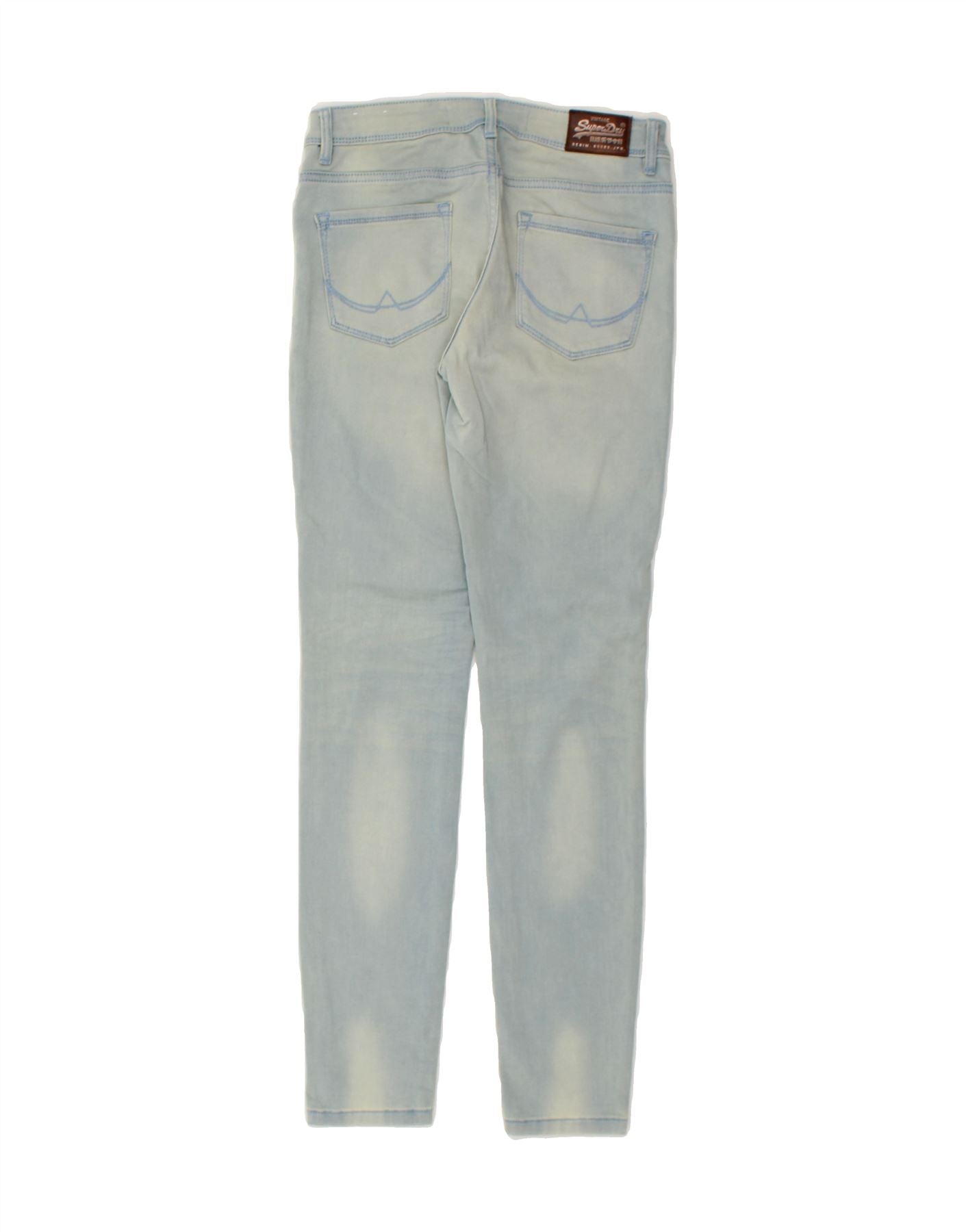 SUPERDRY Womens Alexa Jegging Skinny Jeans W30 L30 Blue Cotton Vintage Superdry and Second-Hand Superdry from Messina Hembry