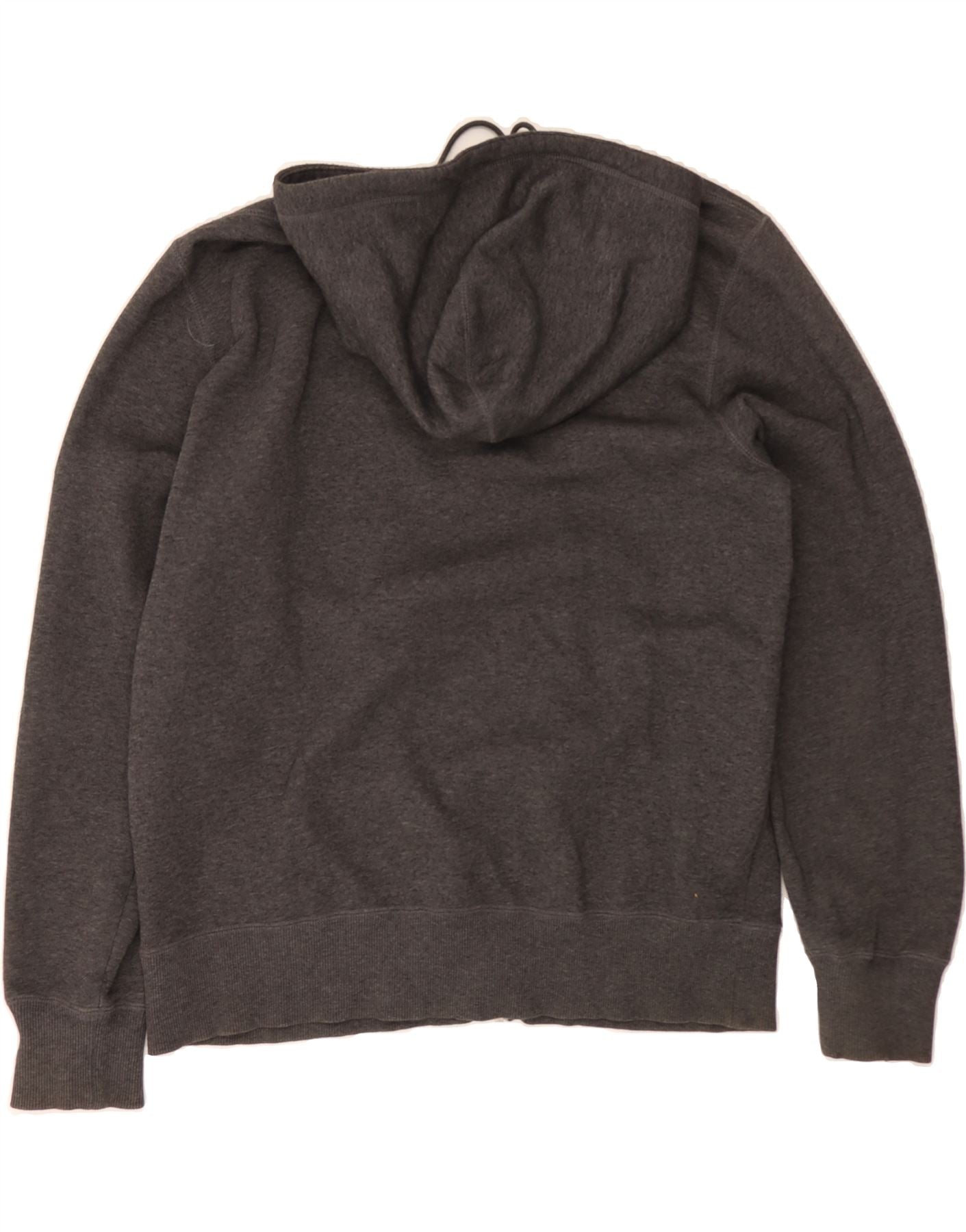 NIKE Mens Zip Hoodie Sweater Large Grey Cotton Vintage Nike and Second-Hand Nike from Messina Hembry