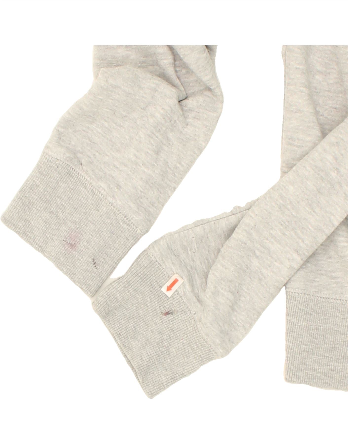 FRENCH CONNECTION Mens Graphic Zip Hoodie Sweater Medium Grey Cotton Vintage French Connection and Second-Hand French Connection from Messina Hembry