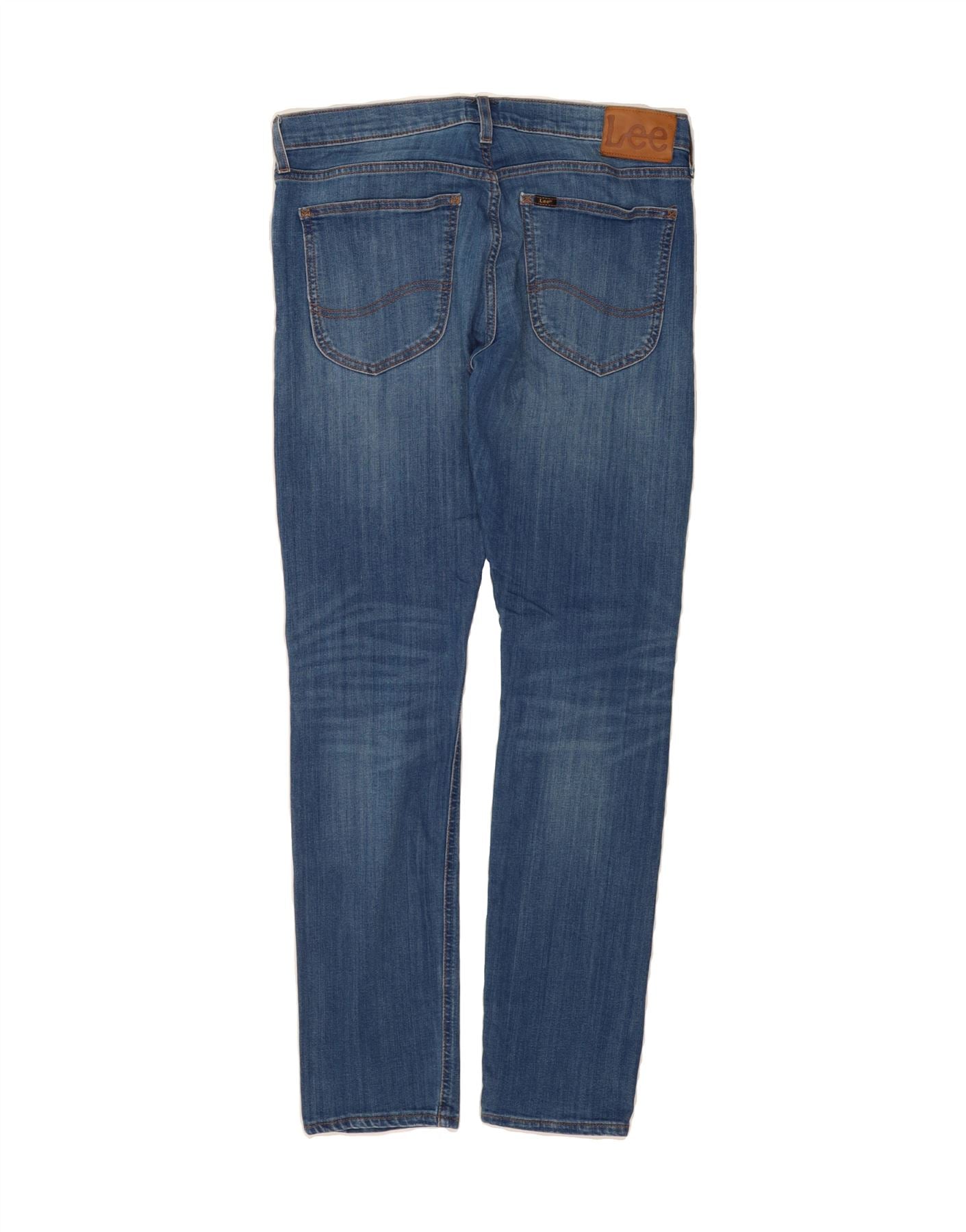 LEE Mens Luke Slim Jeans W32 L34 Blue Cotton Vintage Lee and Second-Hand Lee from Messina Hembry