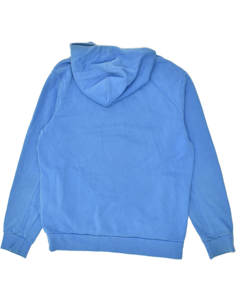 PUMA Mens Graphic Hoodie Jumper Large Blue Cotton | Vintage Puma | Thrift | Second-Hand Puma | Used Clothing | Messina Hembry 