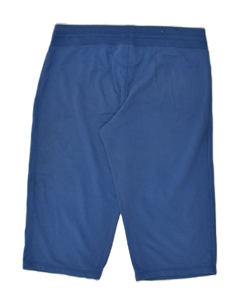 CALVIN KLEIN Womens Sport Shorts UK 18 XL Blue Cotton | Vintage Calvin Klein | Thrift | Second-Hand Calvin Klein | Used Clothing | Messina Hembry 