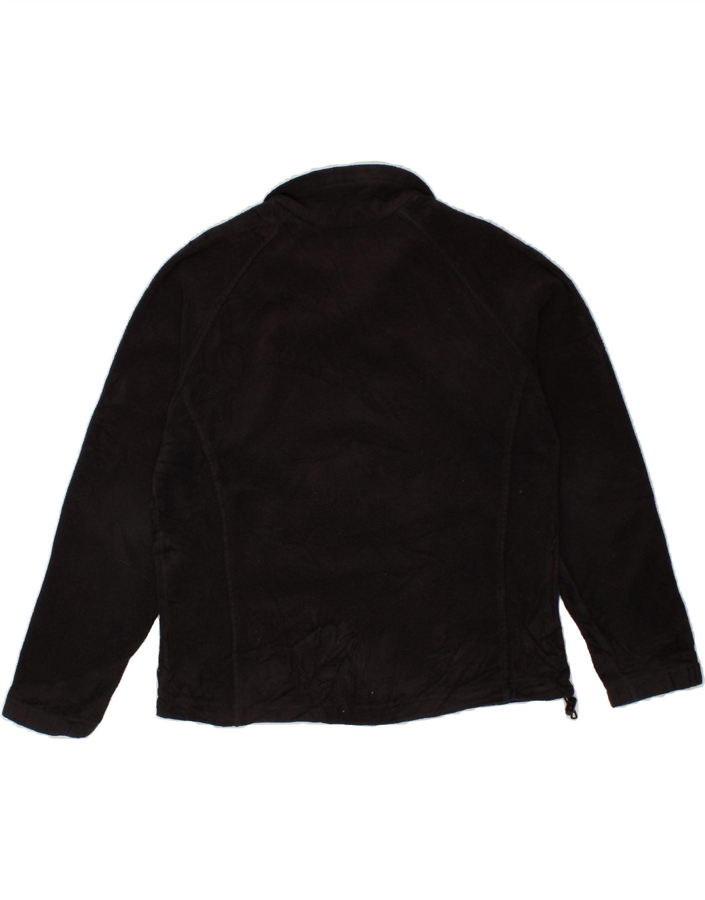 COLUMBIA Womens Loose Fit Fleece Jacket UK 18 XL Black Polyester Vintage Columbia and Second-Hand Columbia from Messina Hembry