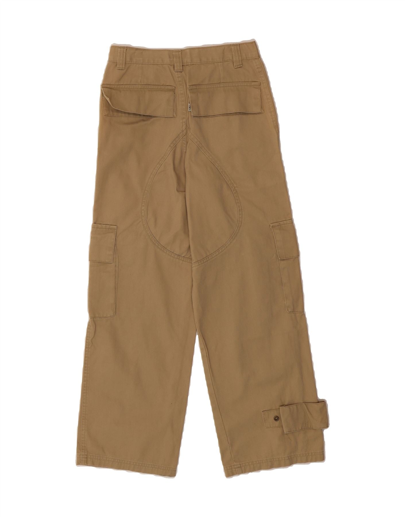 TOM TAILOR Boys High Waist Cargo Trousers 13-14 Years Medium W26 L28 Beige Vintage Tom Tailor and Second-Hand Tom Tailor from Messina Hembry