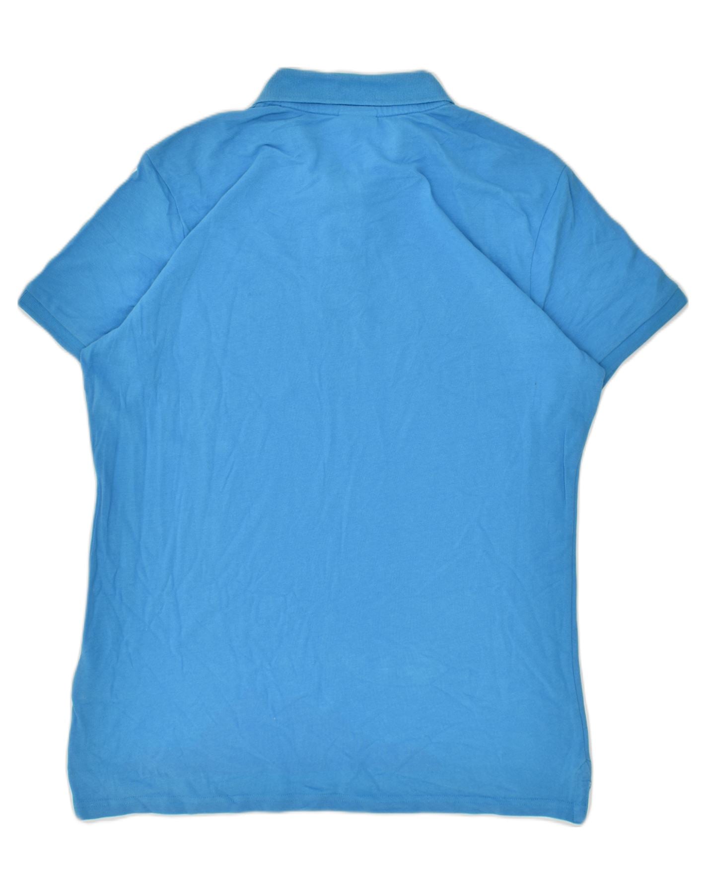 DIADORA Mens Polo Shirt XL Blue Cotton | Vintage Diadora | Thrift | Second-Hand Diadora | Used Clothing | Messina Hembry