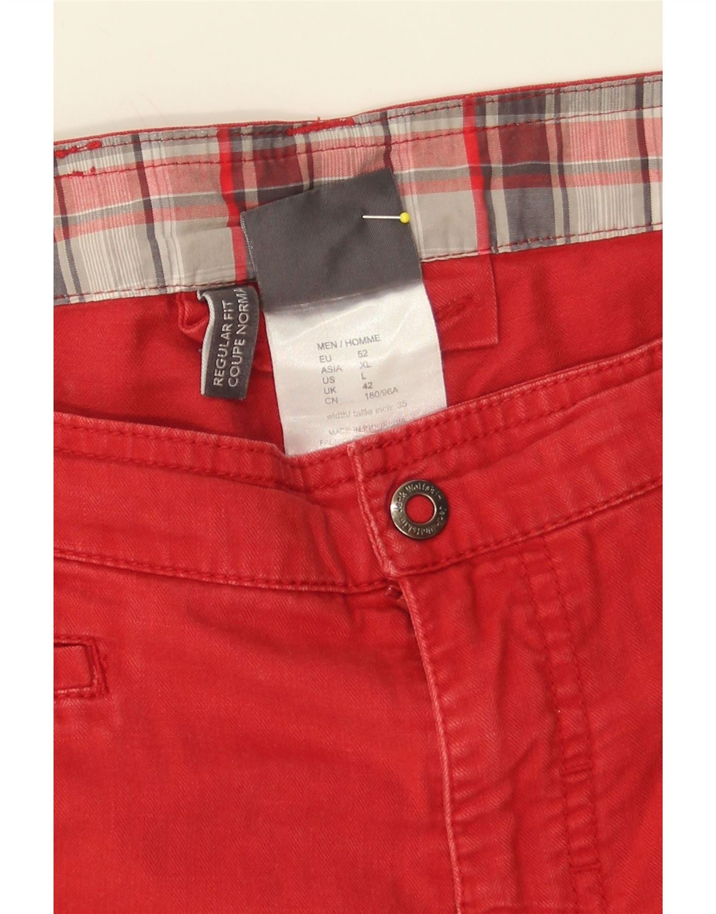 JACK WOLFSKIN Mens Regular Fit Cargo Shorts W42 2XL Red Cotton Vintage Jack Wolfskin and Second-Hand Jack Wolfskin from Messina Hembry