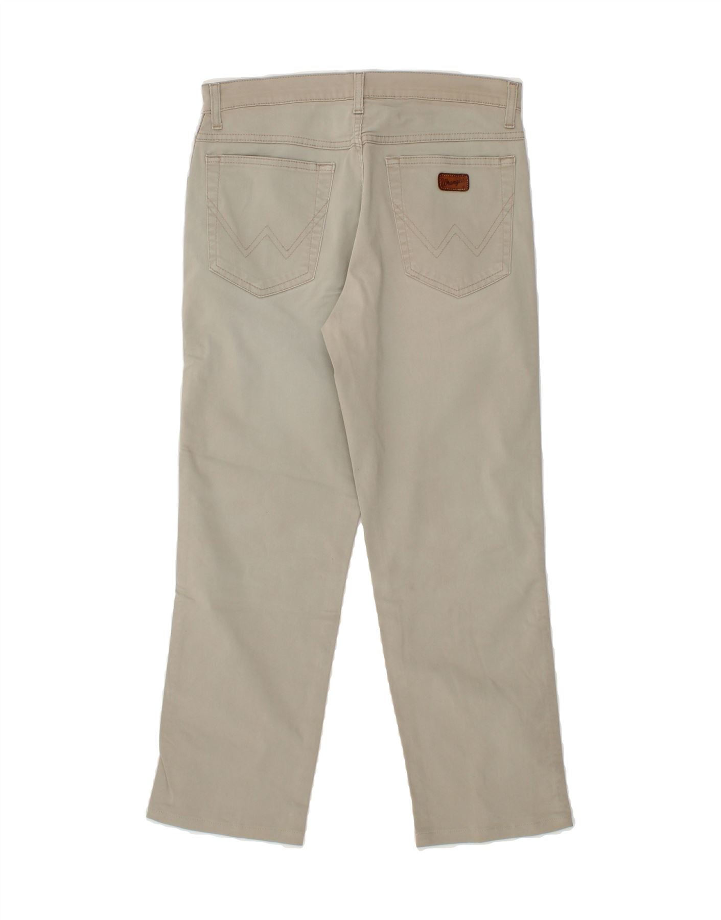 WRANGLER Mens Straight Jeans  W32 L27 Grey Cotton Vintage Wrangler and Second-Hand Wrangler from Messina Hembry
