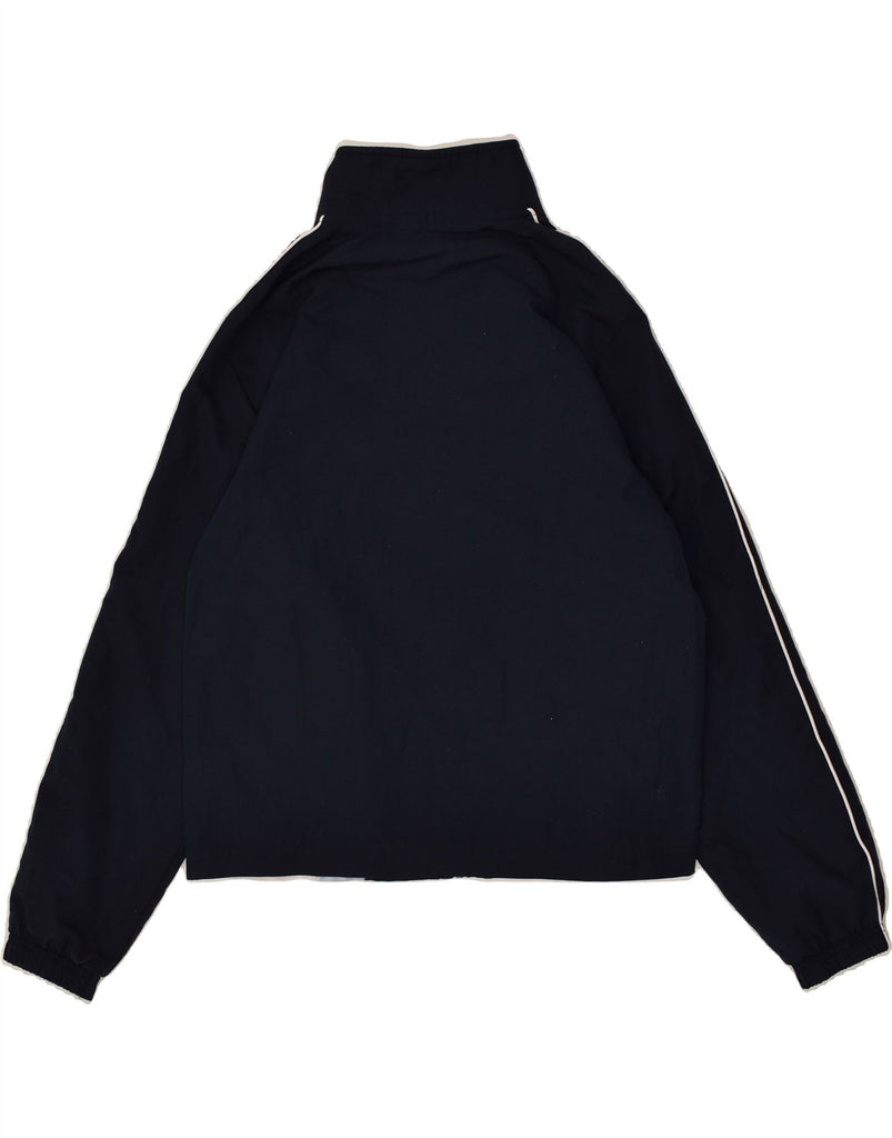 REEBOK Womens Tracksuit Top Jacket UK 12 Medium Navy Blue Colourblock | Vintage Reebok | Thrift | Second-Hand Reebok | Used Clothing | Messina Hembry 