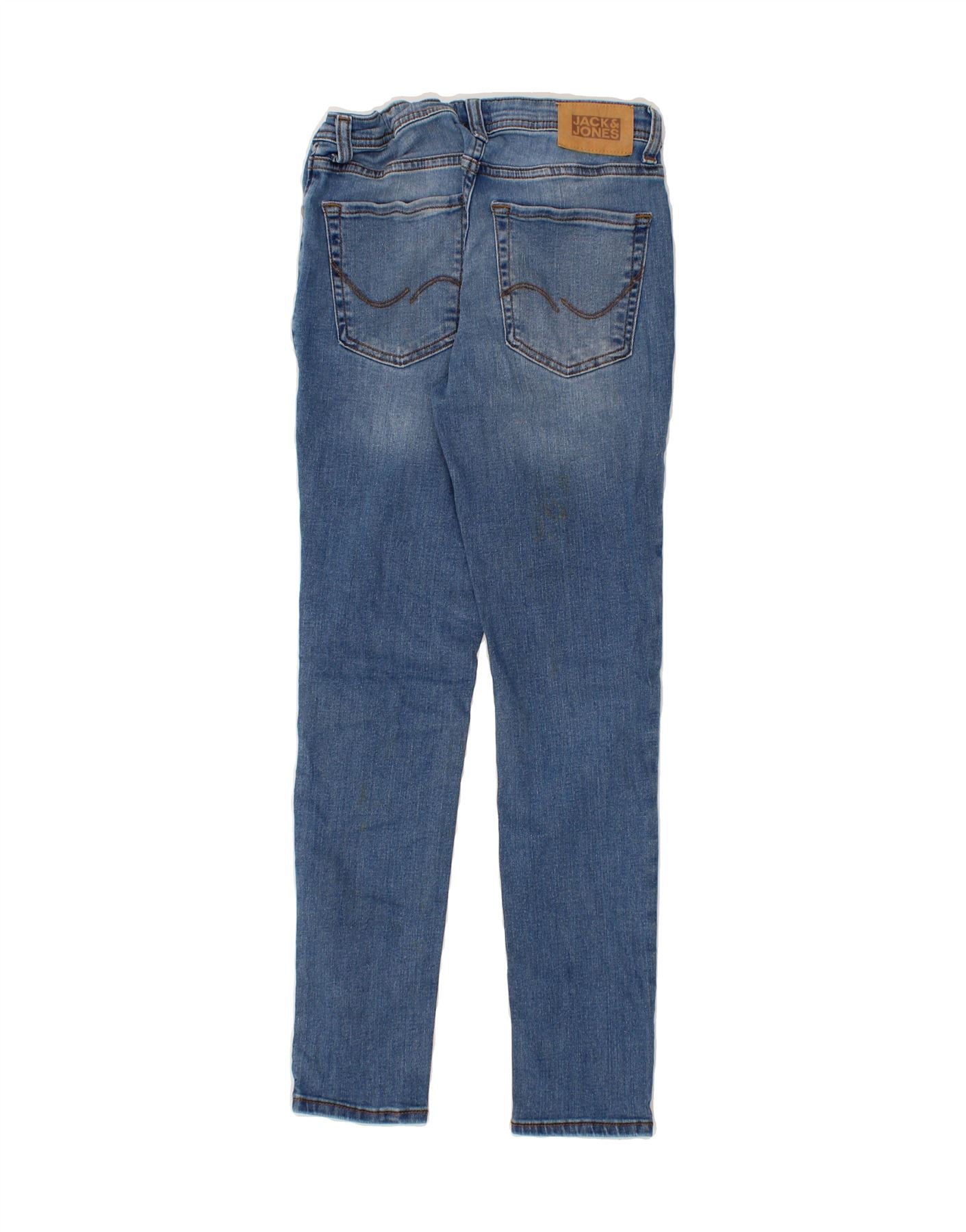 JACK & JONES Boys Liam Skinny Jeans 13-14 Years W28 L28  Blue Cotton Vintage Jack & Jones and Second-Hand Jack & Jones from Messina Hembry