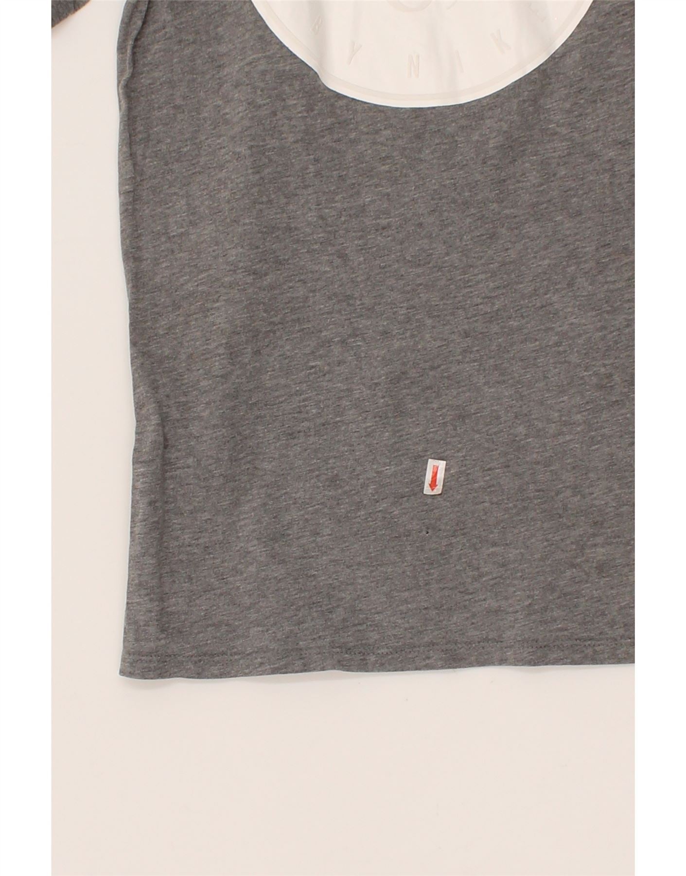NIKE Mens Athletic Cut Graphic T-Shirt Top Small Grey Cotton Vintage Nike and Second-Hand Nike from Messina Hembry