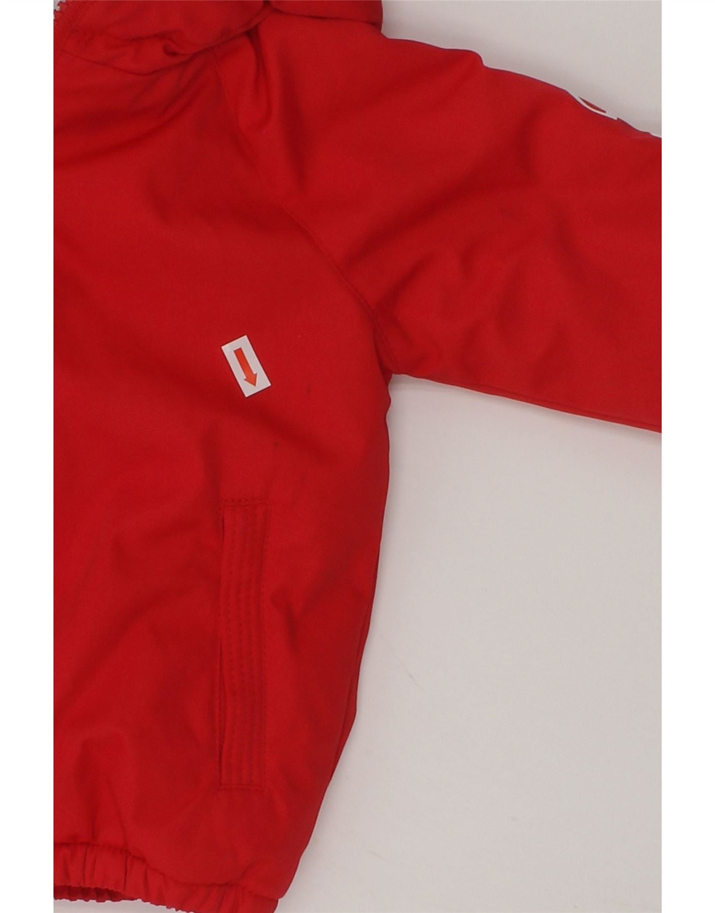 GUESS Baby Boys Graphic Hooded Windbreaker Jacket 12-18 Months Red | Vintage Guess | Thrift | Second-Hand Guess | Used Clothing | Messina Hembry