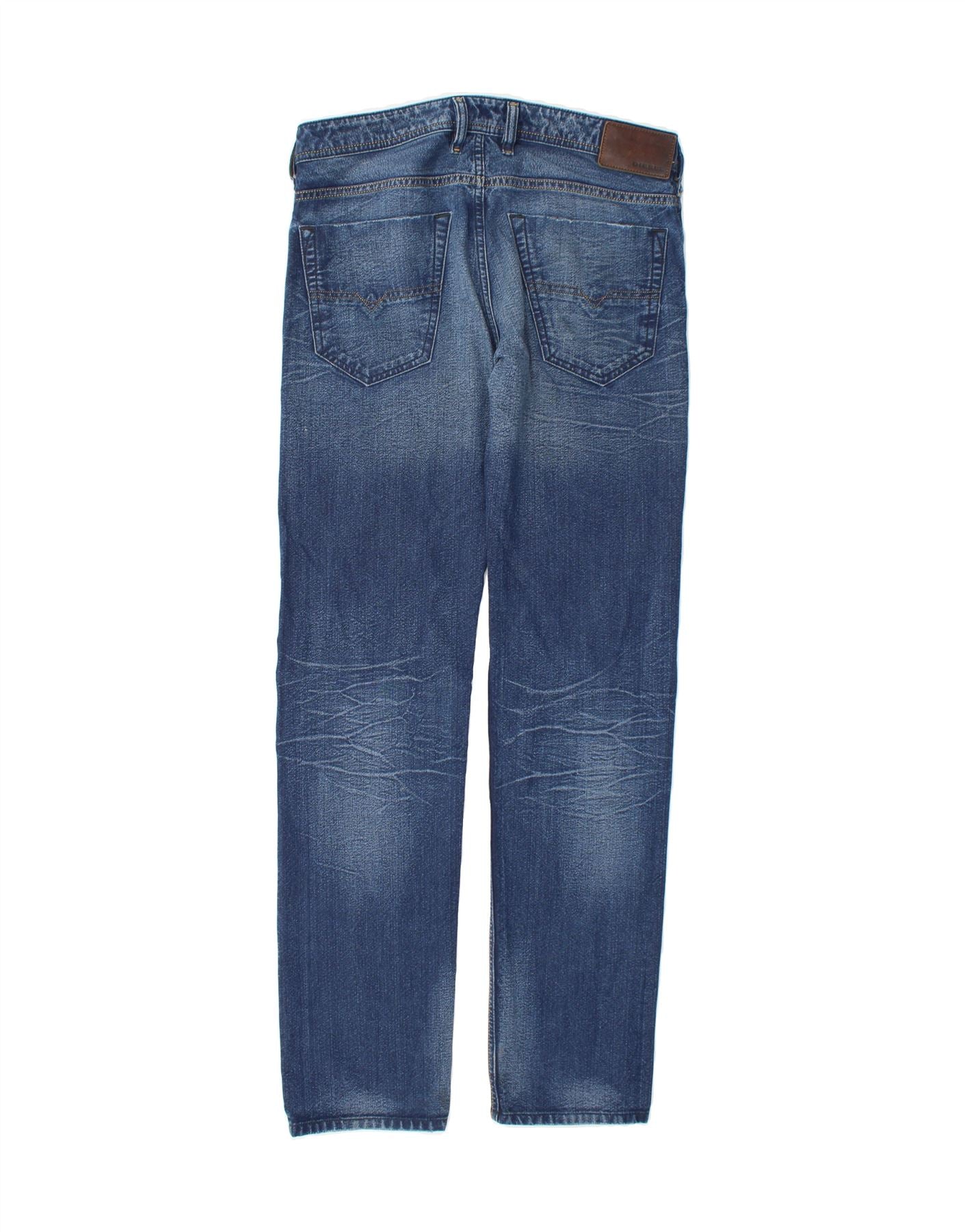 DIESEL Womens Koolter Regular Slim Tapered Jeans W30 L34 Blue Cotton Vintage Diesel and Second-Hand Diesel from Messina Hembry