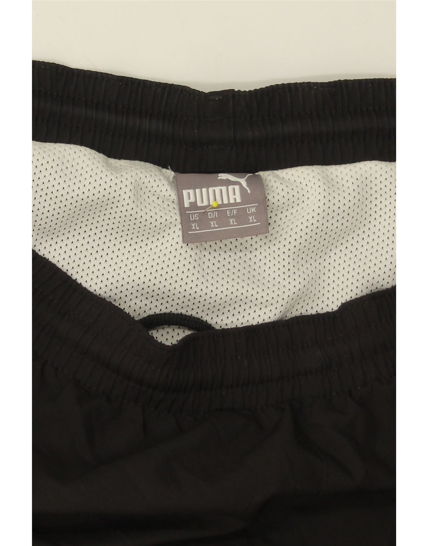 PUMA Mens Sport Shorts XL Black Polyester Vintage Puma and Second-Hand Puma from Messina Hembry