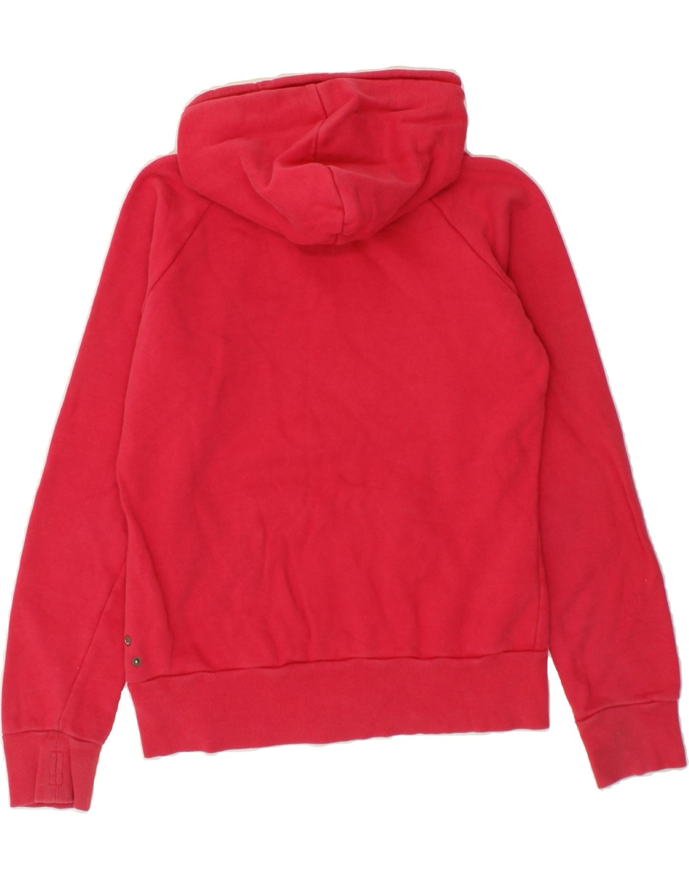 BENCH Womens Graphic Hoodie Jumper UK 12 Medium Pink Cotton Vintage Bench and Second-Hand Bench from Messina Hembry