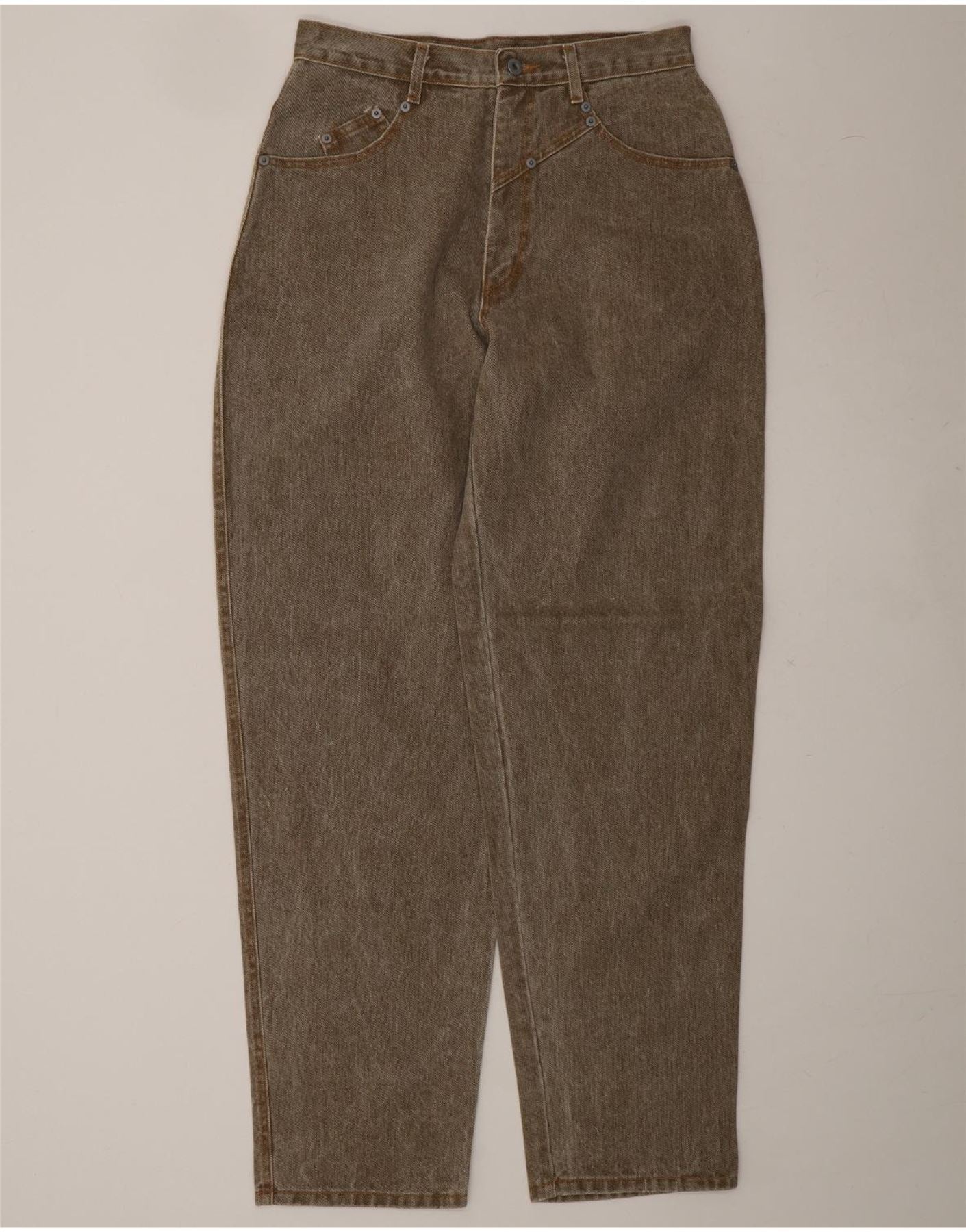 VINTAGE Mens Tapered Jeans W33 L34 Brown Vintage Vintage and Second-Hand Vintage from Messina Hembry