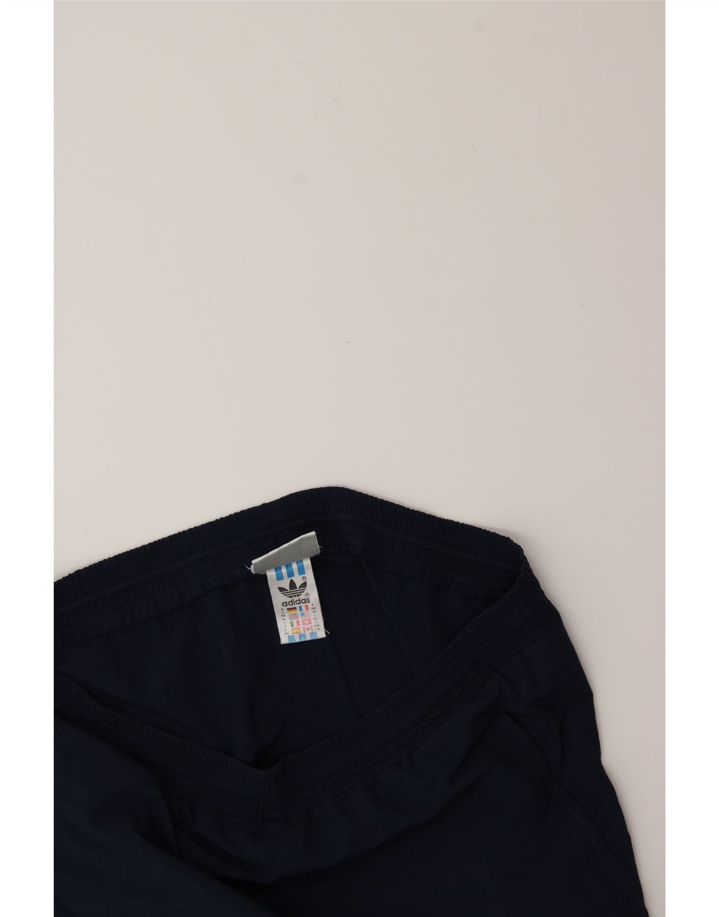 ADIDAS Mens Tracksuit Trousers Joggers Large  Navy Blue Polyester Vintage Adidas and Second-Hand Adidas from Messina Hembry