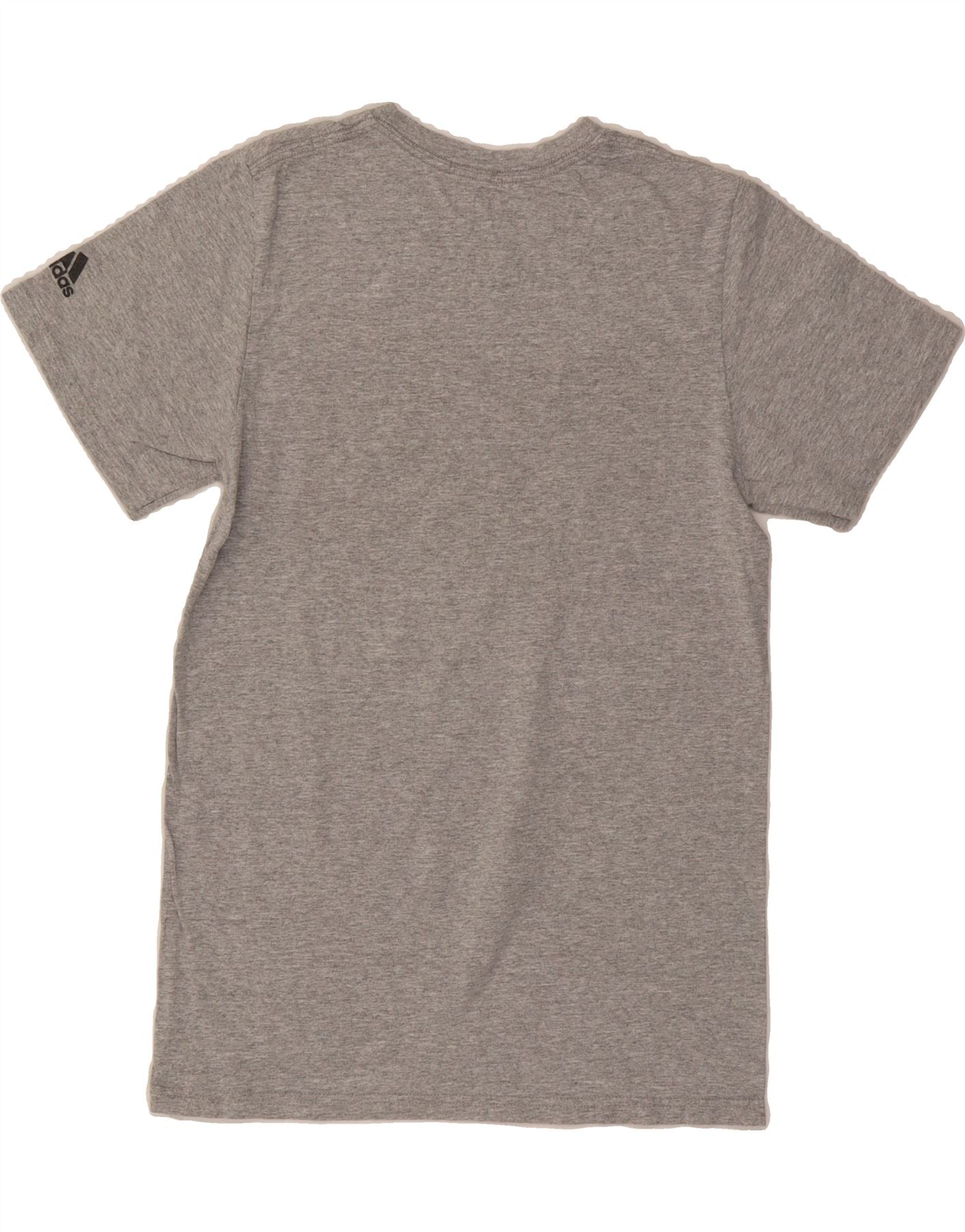 ADIDAS Mens Eagles Graphic T-Shirt Top Small Grey Cotton Vintage Adidas and Second-Hand Adidas from Messina Hembry
