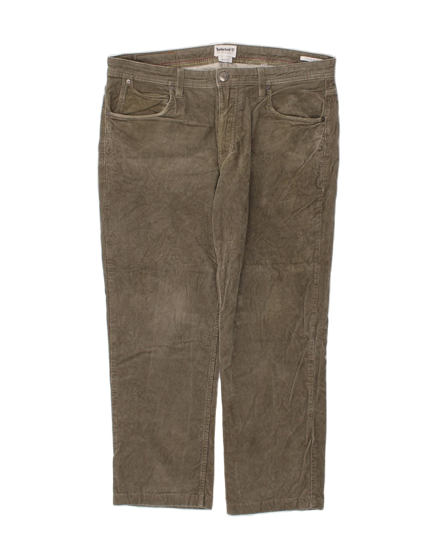 TIMBERLAND Mens Straight Corduroy Trousers W35 L27  Grey | Vintage Timberland | Thrift | Second-Hand Timberland | Used Clothing | Messina Hembry
