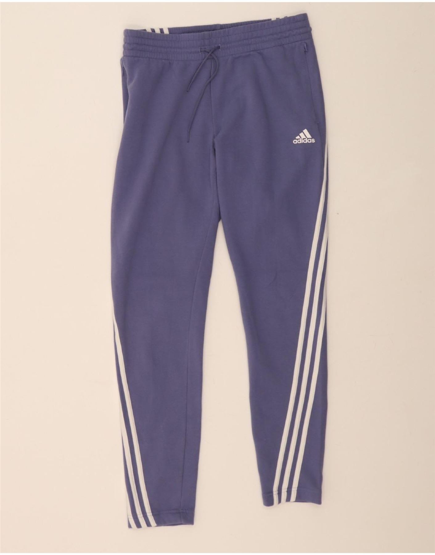 ADIDAS Womens Tracksuit Trousers UK 8/10 Small  Purple Cotton Vintage Adidas and Second-Hand Adidas from Messina Hembry