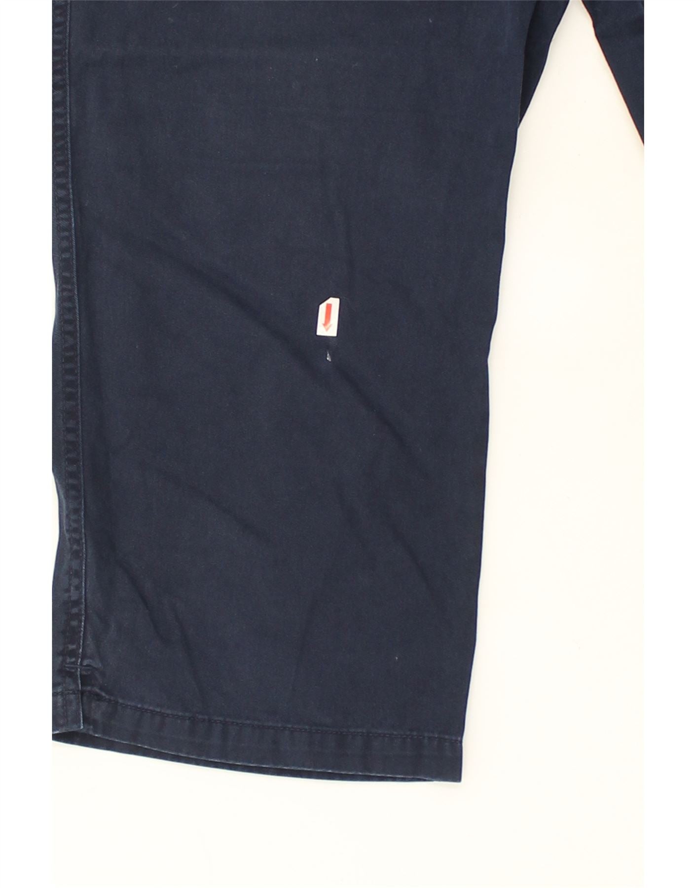 RALPH LAUREN Womens Straight Capri Trousers US 10 Large W33 L20 Navy Blue | Vintage Ralph Lauren | Thrift | Second-Hand Ralph Lauren | Used Clothing | Messina Hembry