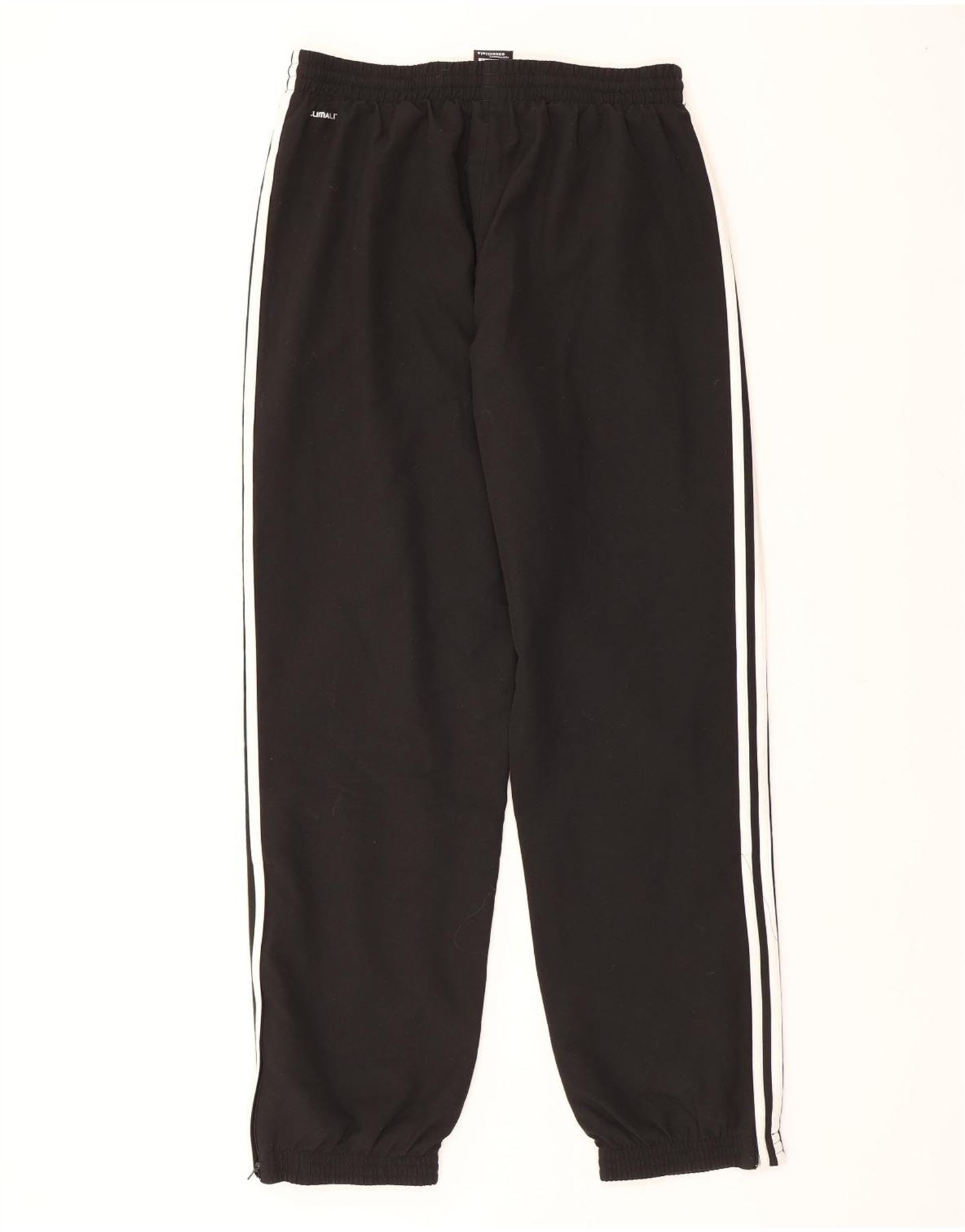 ADIDAS Mens Climalite Tracksuit Trousers Joggers Medium  Black Polyester Vintage Adidas and Second-Hand Adidas from Messina Hembry