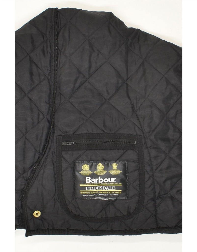 BARBOUR Mens Quilted Jacket UK 38 Medium Black | Vintage Barbour | Thrift | Second-Hand Barbour | Used Clothing | Messina Hembry 