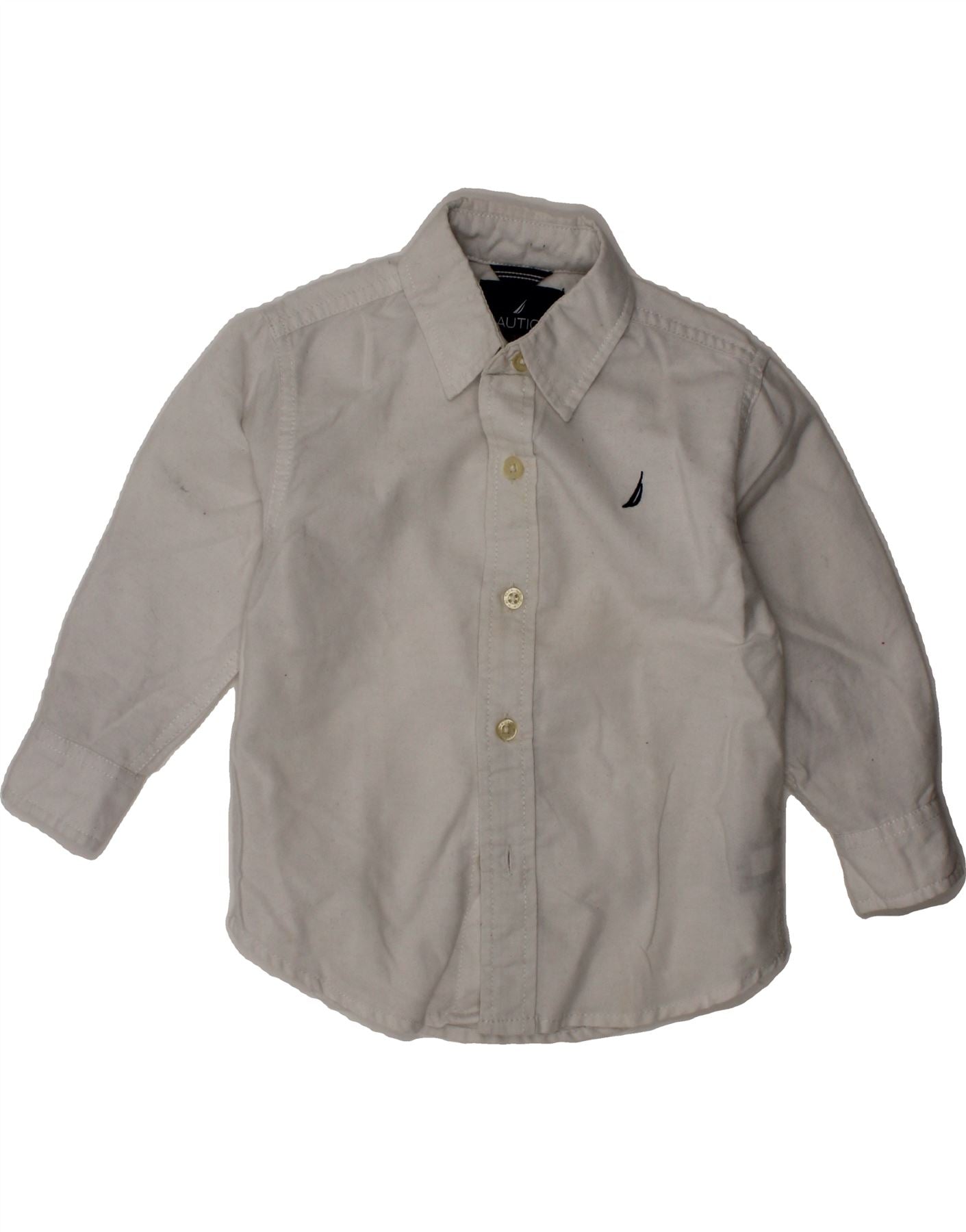 NAUTICA Baby Boys Shirt 18-24 Months White Cotton Vintage Nautica and Second-Hand Nautica from Messina Hembry
