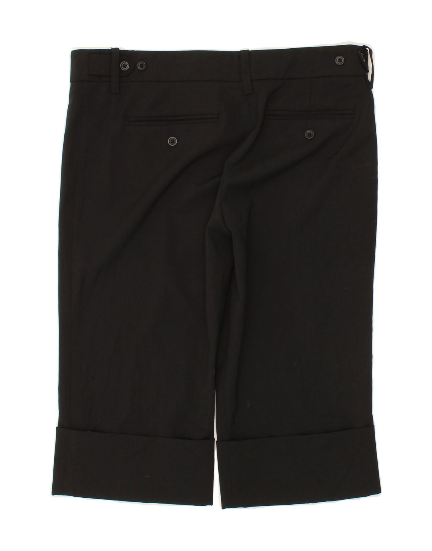 FRENCH CONNECTION Womens Bermuda Shorts US 12 Large W34  Black Wool Vintage French Connection and Second-Hand French Connection from Messina Hembry