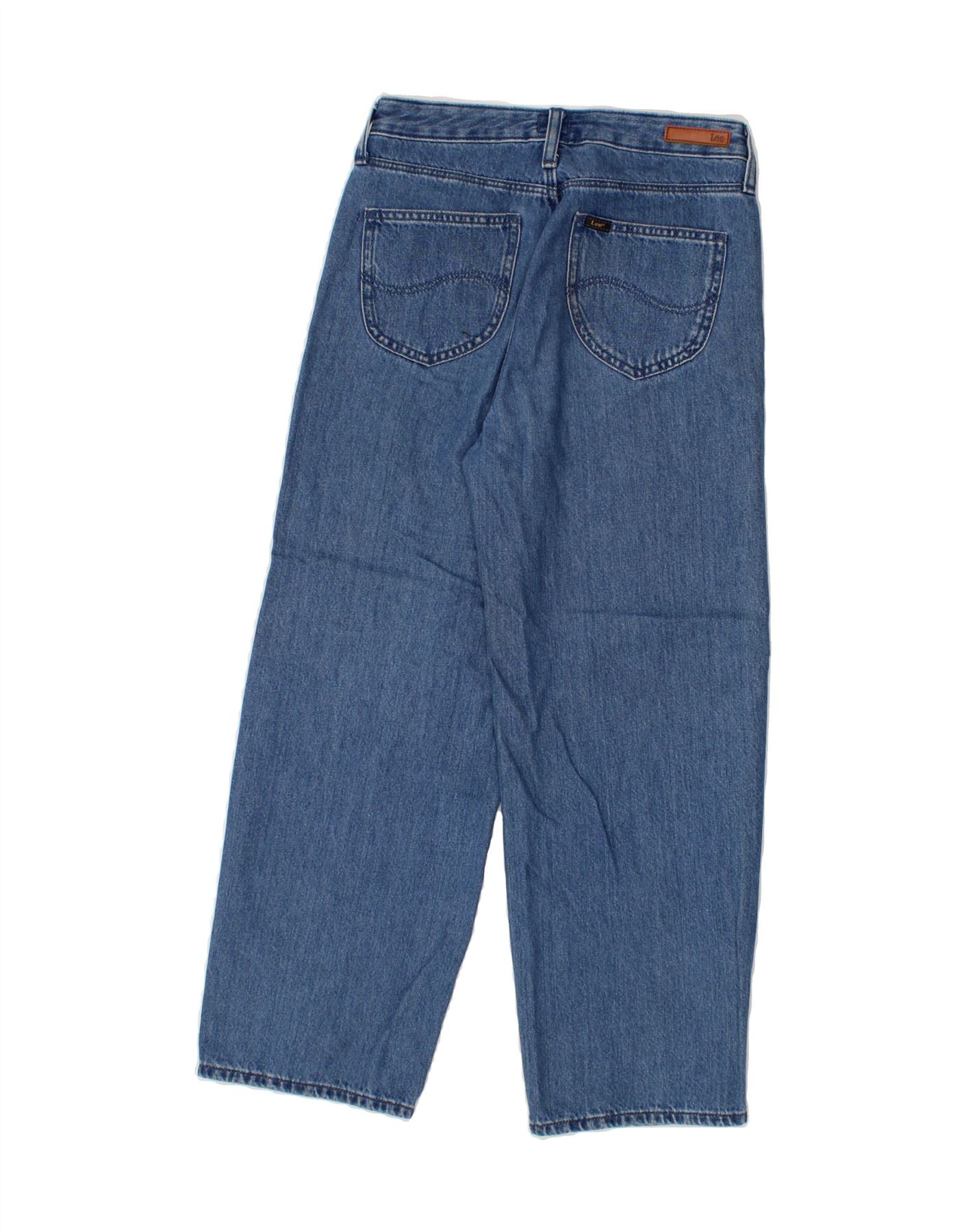 LEE Womens Wide Leg Jeans W25 L26 Blue Cotton Vintage Lee and Second-Hand Lee from Messina Hembry