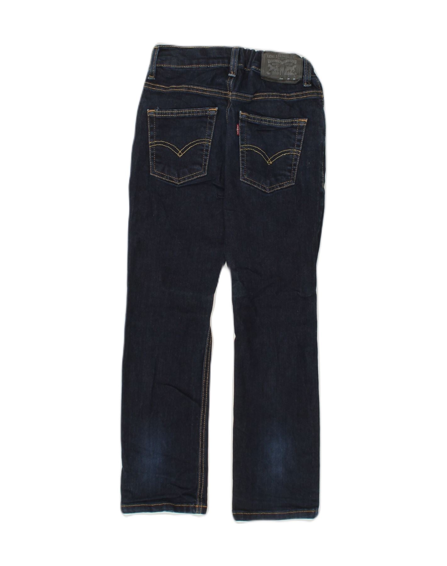LEVI'S Girls 511 Slim Jeans 7-8 Years W24 L25  Navy Blue Cotton | Vintage Levi's | Thrift | Second-Hand Levi's | Used Clothing | Messina Hembry